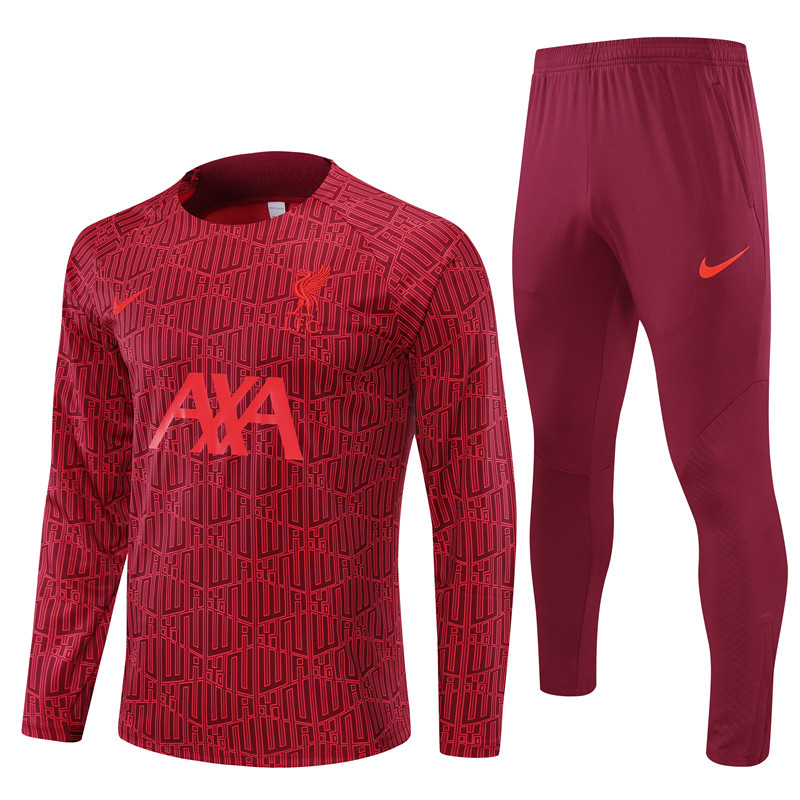 AAA Quality Liverpool 22/23 Tracksuit - Dark Red